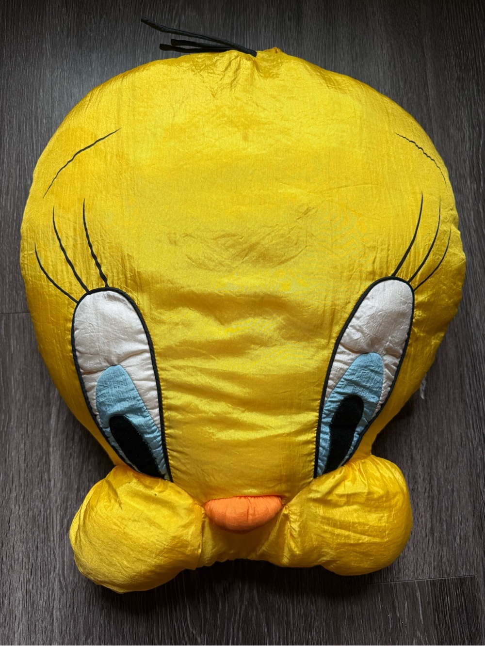 Vintage 1994 Warner Bros. Looney Tunes Tweety Bird plush pillow